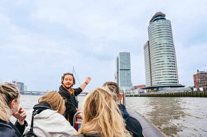 RIB Speedboat Sightseeing Cruise - Discover Rotterdam at Top Speed on a RIB Speedboat Sightseeing Cruise