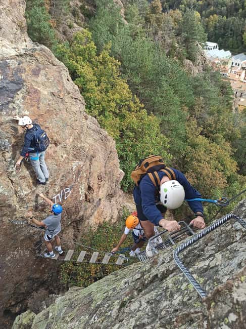 Ribes de Freser: Guided K3 via ferrata in the Pyrenees - The End of the Route and a Forested Descent into Ribes de Freser