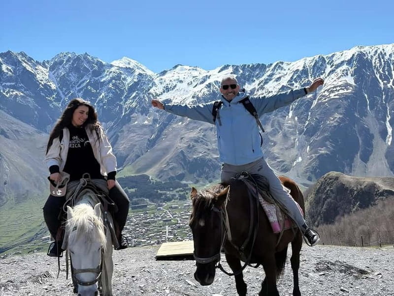 Ride A Horse To Gergeti Trinity Church And Summit A Mountain - The Tour Starts in Stepantsminda Town Center
