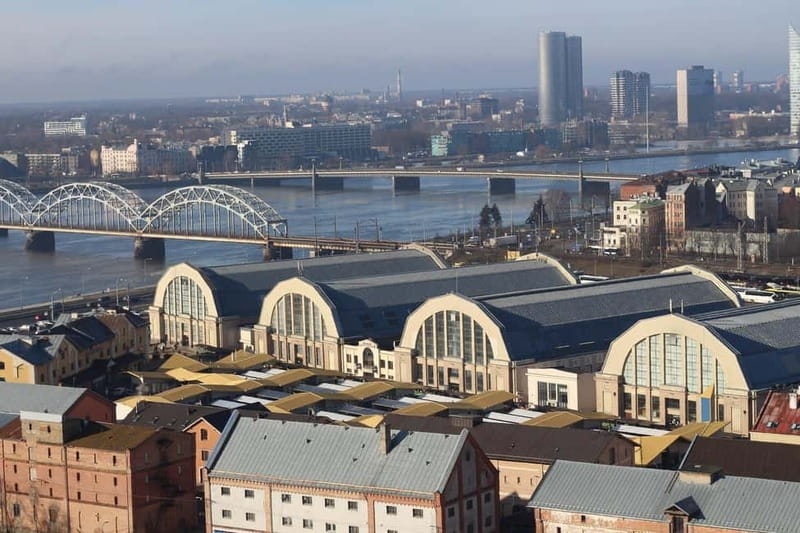 Riga Central Market Tasting Tour with Science Academy Views - Sampling Local Cheeses in the Riga Science Academy