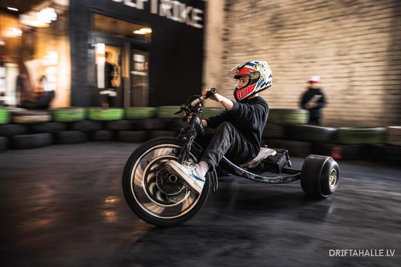 Riga | Drifta Halle: Extreme 20 minute ride on a drift trike - Post-Ride Relaxation and Entertainment Options