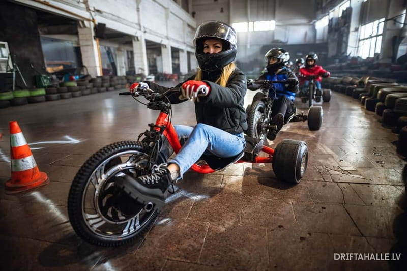 Riga | Drifta Halle: Extreme 20 minute ride on a drift trike - Unique Features of Drifta Halle in Riga