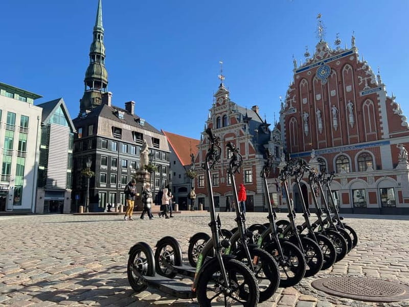 Riga Highlight Big wheel e-scooter Group or Private tour - Group Sizes and Tour Options