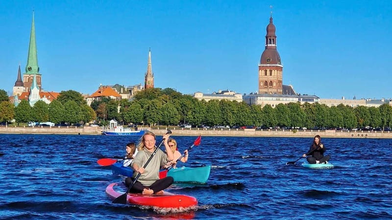 Riga: Kayak Rental in the City Center - Exploring the Riga Canal and the Heart of the City