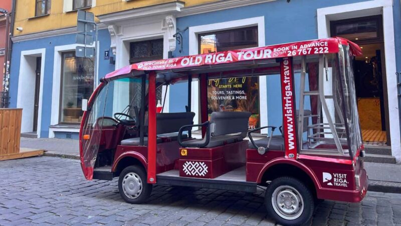 Riga: Private Old Town E-Bus Tour with Audio Guide - Frequently Asked Questions
