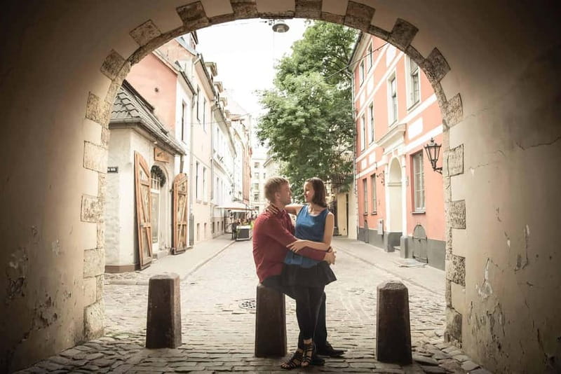 Riga Private Photoshoot Tour - Discovering the Swedish Gate and the Three Brothers