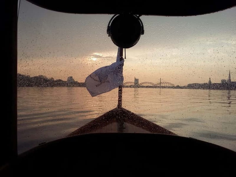 Riga Sightseeing Tour by Canal Boat - Scenic Views of Kronvalda Park and the Latvian National Theatre