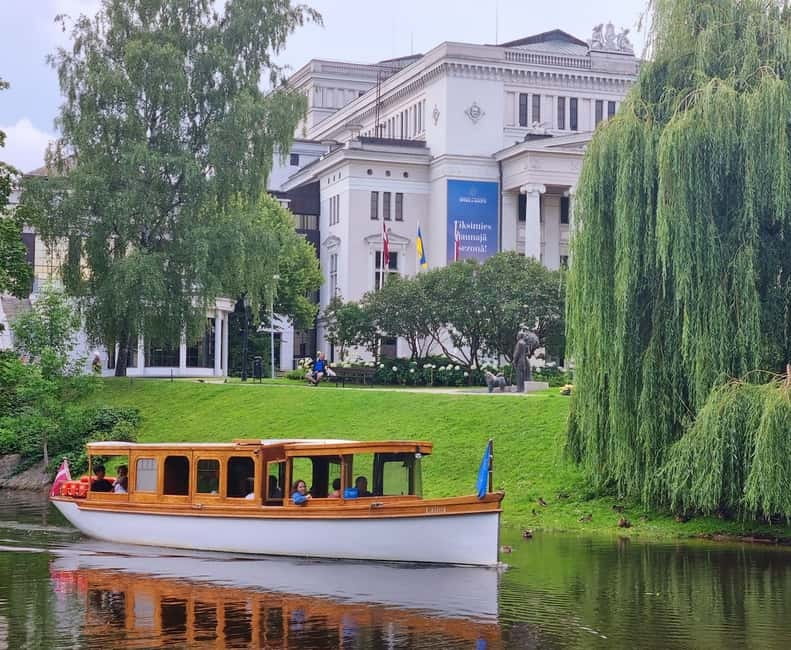 Riga Sightseeing Tour by Canal Boat - The Experience of the Guided Audio Tour