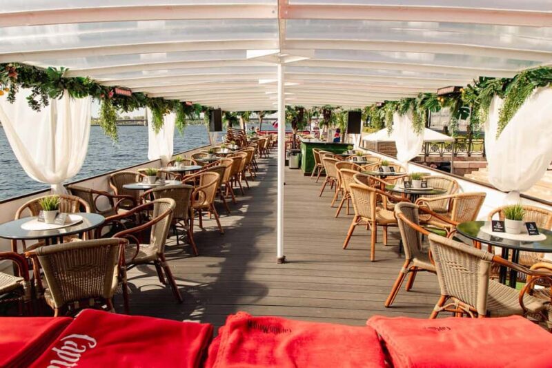 Riga: Sunset trip to Sea gates - River Cruises Latvia - The Route and Sights Along the Daugava River