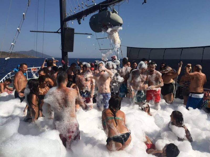 River Cruise Tour Lunch Soft Drinks Foam Party Caretta Swim - Swimming Stops at Bosphorus and Caretta Bay