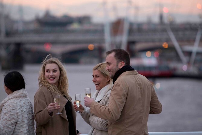 River Thames Evening Cruise with Sparkling wine and Canapés - Savor Canapés and Sparkling Wine on the Open Water
