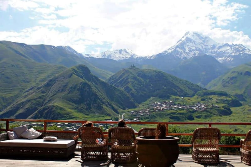 Roads were made for journeys, not the destinations. - Village of Sno and the Portraits of Great Georgians