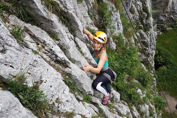 Rock Climbing near Lake Bled - Natural Setting with Impressive Waterfall Views