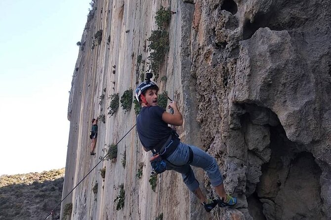 Rock Climbing on Crete with a Guide at Rethymnon, Plakias beach - Scenic Location: Cliffs Overlooking Plakias Beach
