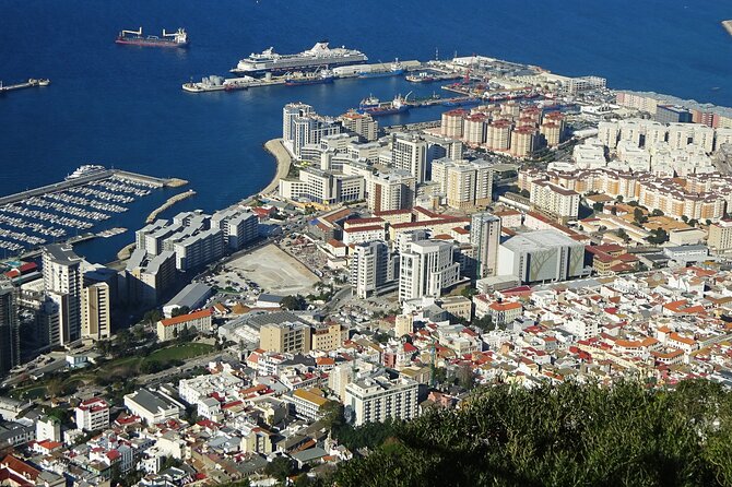 Rock Tour in Gibraltar by Bus with Tickets - The mesmerizing Rock of Gibraltar from a bus vantage point