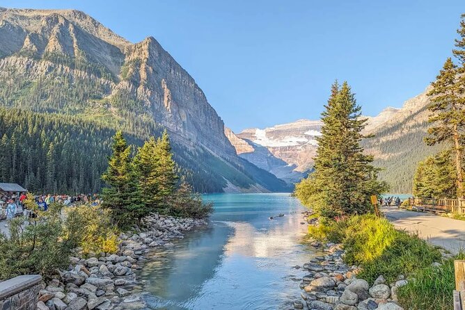 Rockies Grand Advanture: Moraine & Louise Lakes, Waterfall Tour - Exploring Moraine Lake: The Valley of the Ten Peaks