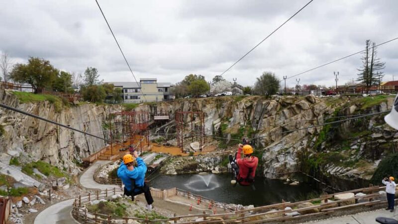 Rocklin: Zipline Aerial Adventure Granite Ticket - The 2-Hour Granite Ticket: Access to Over 60 Elements