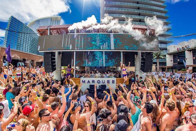 Rockstar Pool Party Crawl w/ VIP Entry & Party Bus Ride - The 45-Minute Party Bus Tour of the Las Vegas Strip