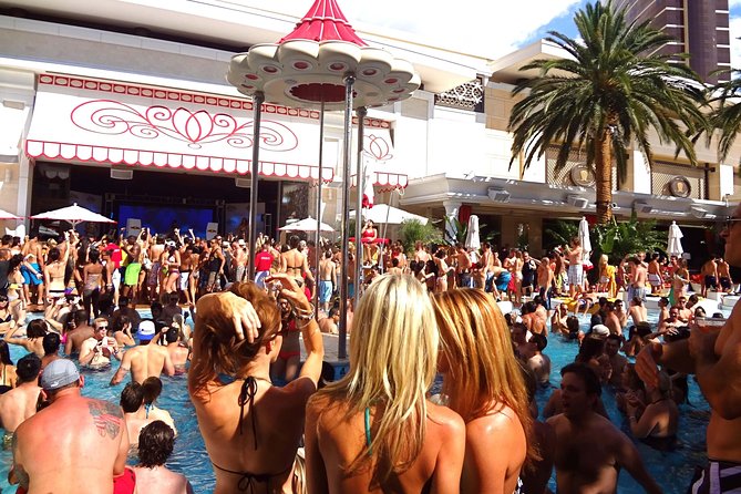 Rockstar Pool Party Crawl w/ VIP Entry & Party Bus Ride - Included Drinks and Transportation Enhance the Experience