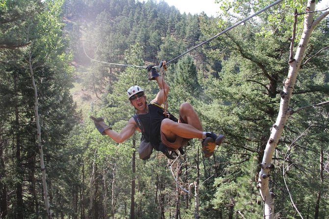 Rocky Mountain 6-Zipline Adventure on CO Longest and Fastest! - Video and Photo Inclusions