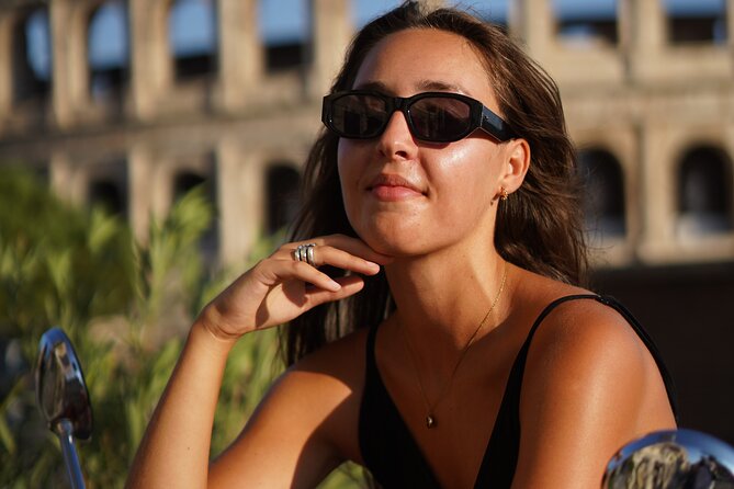 Roma City Vespa tour Big Group - Orange Garden: A peaceful Photoshoot Spot with City Views