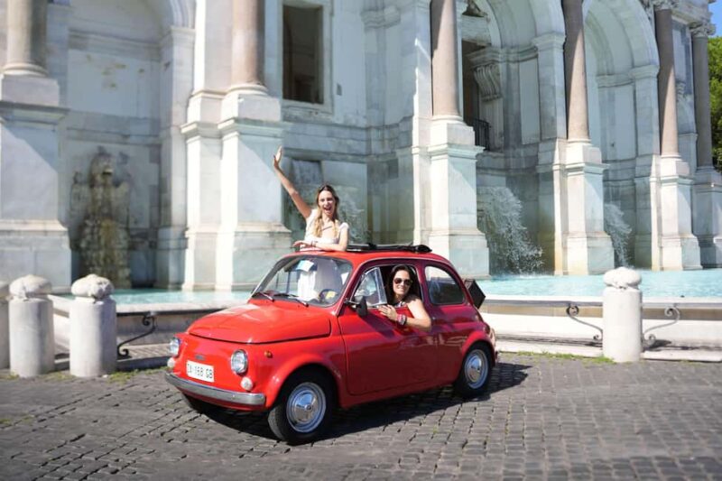 Roma: Gelato & Fiat 500 Vintage Adventure - Discover Rome’s Charm in a Vintage Fiat 500 and Savor Authentic Gelato