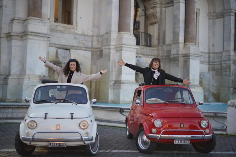 Roma: Photography service with Fiat 500 Retro car - Key Points