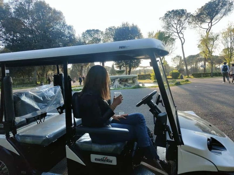 Roma:3hour private GolfCart tour & Artisanal ice cream . - Discover Romes Landmarks in a Golf Cart Adventure
