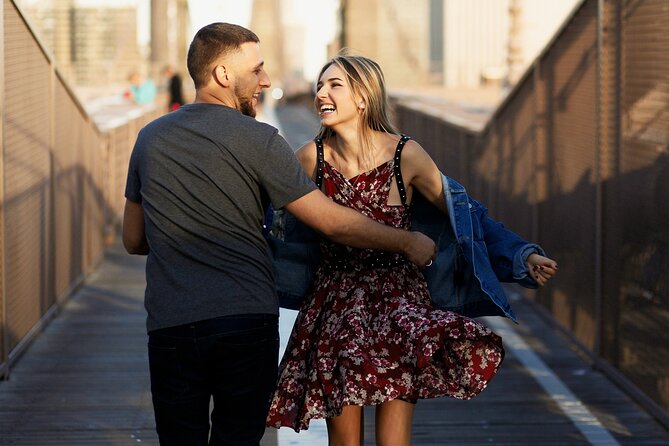 Romantic Photoshoot Experience for Couples in New York - Exploring the Manhattan Bridge in Dumbo