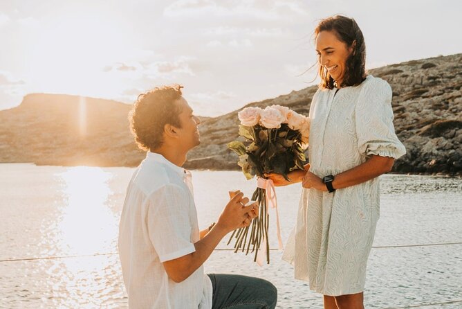 Romantic Sunset Catamran Cruise from Panormo Port with Wine - The Spectacular Sunset Over the Aegean Sea