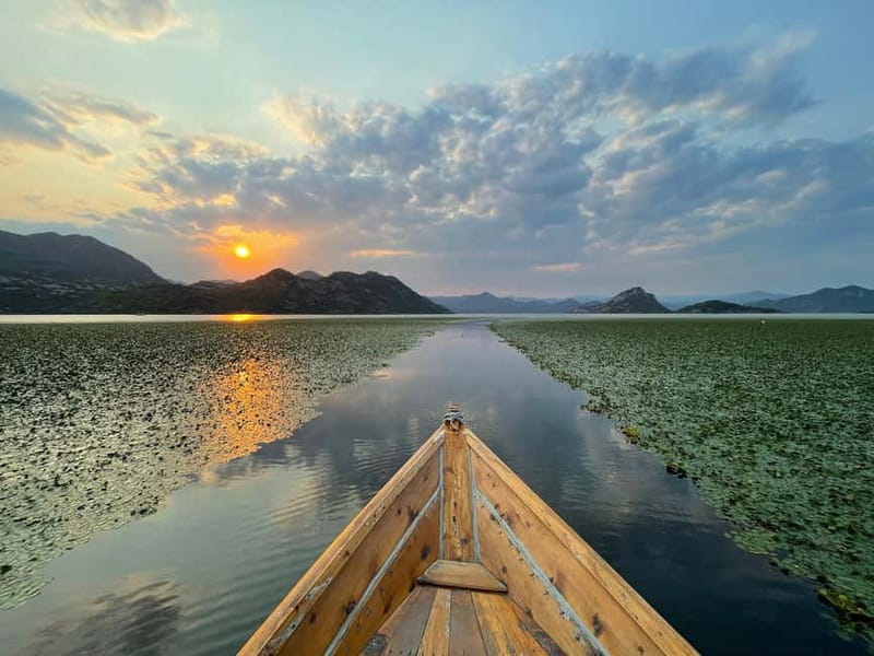 Romantic Sunset tour on Skadar lake with drinks and snacks - Start Point and Departure Details in Virpazar