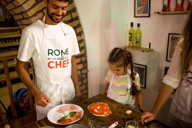Rome 2-in-1: Pizza & Tiramisu Cooking MasterClass - Ideal for Families, Couples, and Groups