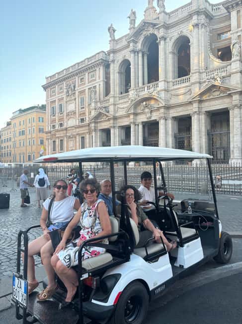Rome: 3-Hour Private Golf Cart Tour with Culinary Tasting Included - Key Points