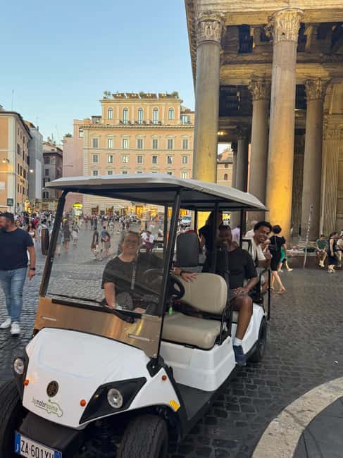 Rome: 3-Hour Private Golf Cart Tour with Culinary Tasting Included - Explore Rome in Style with a Private Golf Cart