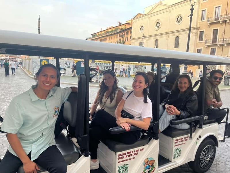 Rome 3 hours Golf Cart Sightseeing tour with gelato/suppli - The Culinary Touch: Gelato or Supplì