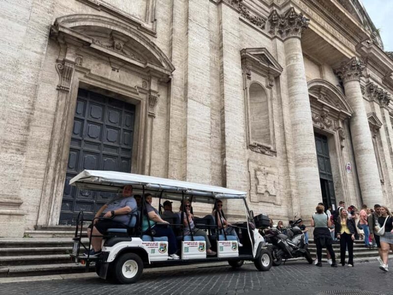 Rome 3 hours Golf Cart Sightseeing tour with gelato/suppli - Environmental Benefits and Comfort