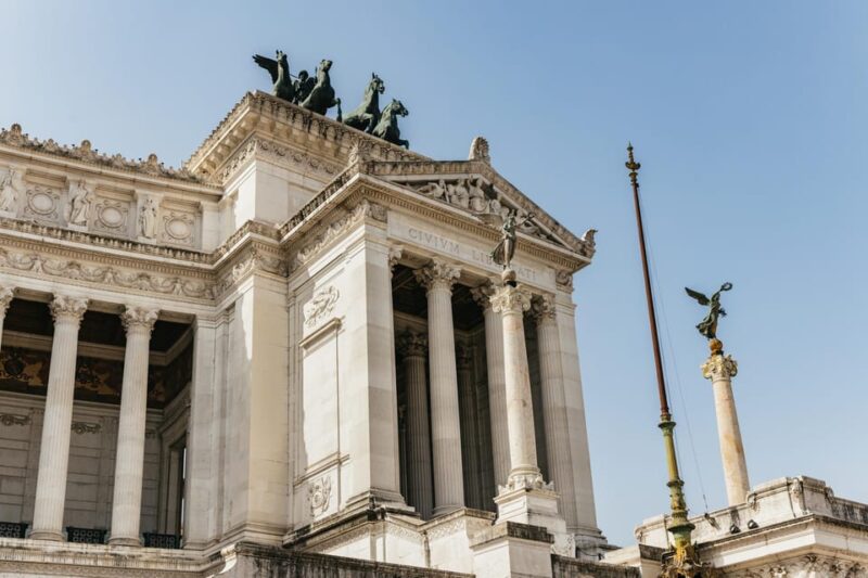 Rome: Altar of the Fatherland Elevator and Museum Tickets - Exploring the Grand Vittoriano Monument and Its Architectural Features