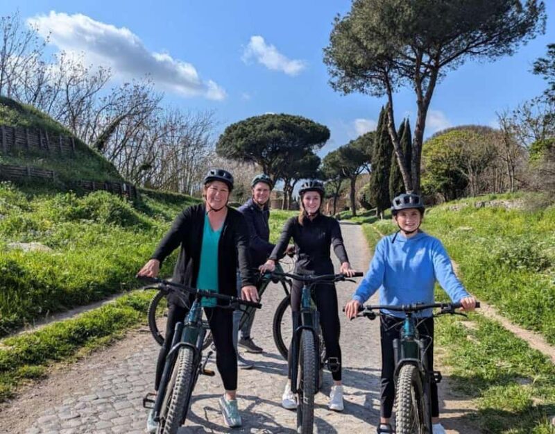 Rome: Appian Way, Aqueducts, & Catacombs E-Bike Guided Tour - Logistics: Meeting Point, Group Size, and Accessibility