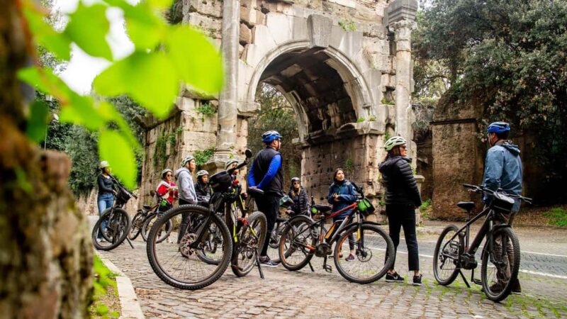 Rome: Appian Way Aqueducts E-Bike Tour & Optional Catacombs - Cycling Through Parks and Ancient Ruins