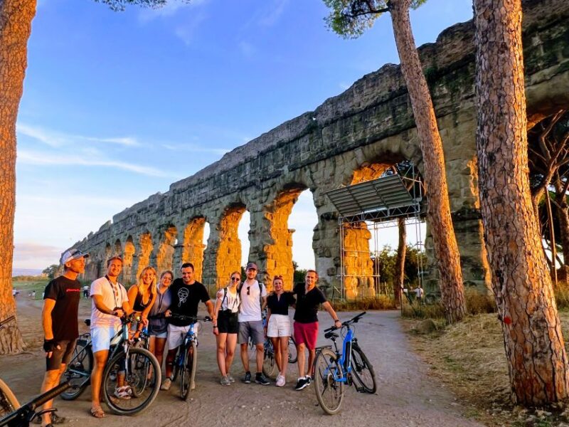Rome: Appian Way & Catacomb Sunset E-bike Tour, Food & Drink - Exploring Rome’s Ancient Road: The Appian Way