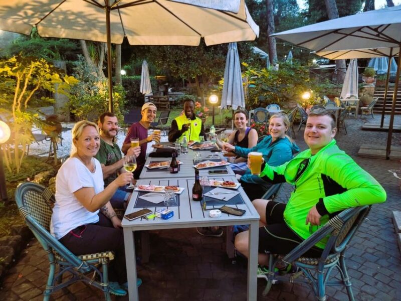 Rome: Appian Way & Catacomb Sunset E-bike Tour, Food & Drink - The Guides: Knowledge, Friendliness, and Multilingual Support