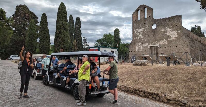 Rome: Appian Way & Catacombs Golf Cart Shared Tour - Scenic Ride Along the Appian Way
