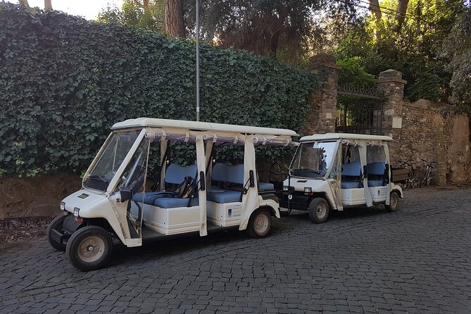 Rome: Appian Way & Catacombs Golf Cart Tour - Shared|Small groups - Entering the Circus of Maxentius