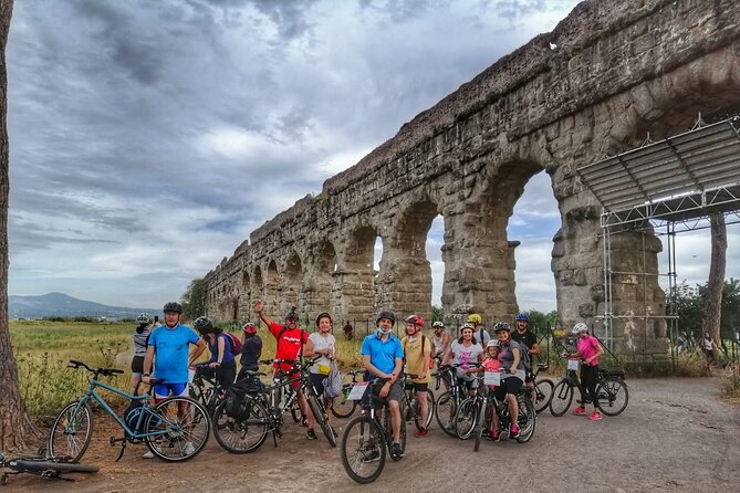 Rome: Appian Way E-bike Tour, Catacombs, Aqueducts & Transfer - Discovering Tor Fiscale Park