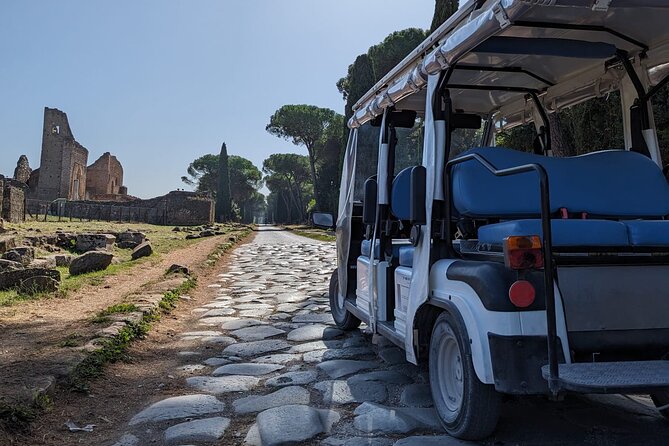 Rome: Appian Way Golf Cart Charter with Driver - Private - Discover Rome’s Historic Appian Way by Golf Cart