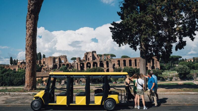 Rome: Appian Way Golf Cart Tour with Roman Catacombs Entry - Starting Point Inside Rome’s Historic Center
