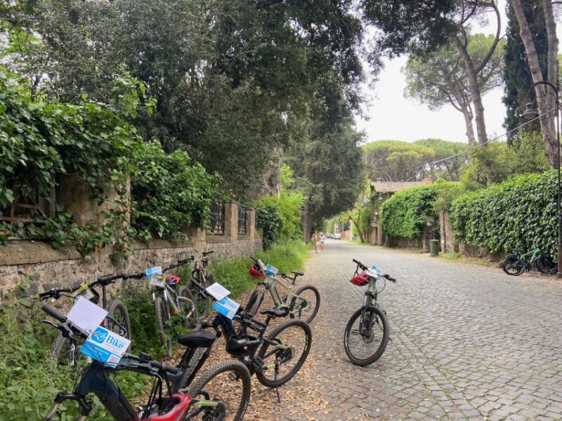 Rome: Appian Way Guided Tour on E-Bike with italian Aperitif - Frequently Asked Questions