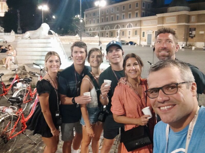 Rome at Night Bike Tour - Visiting the Spanish Steps and Piazza del Popolo