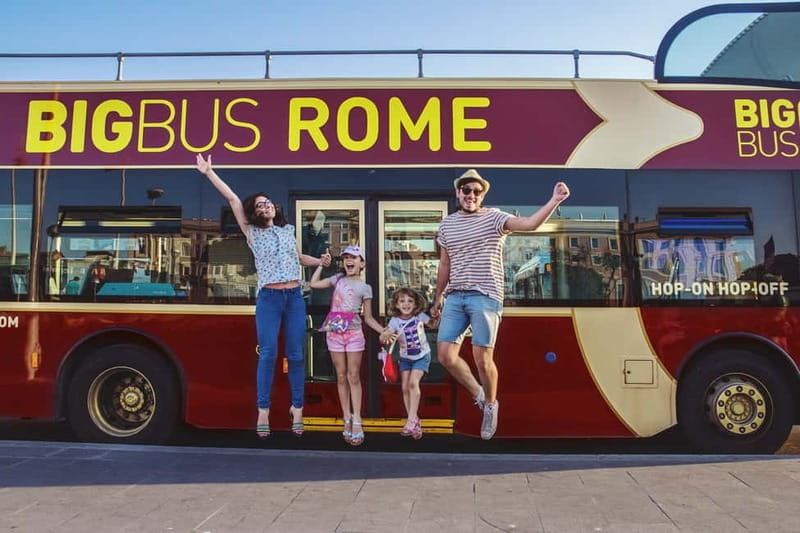 Rome: Big Bus Hop-on, Hop-off Open-Top Sightseeing Tour - The Guide and Audio Commentary