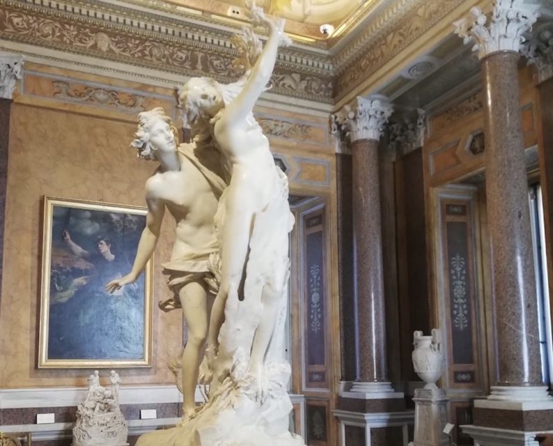 Rome: Borghese Gallery and Museum Entry Tickets - The Experience of Viewing Frescoes and Sculptures